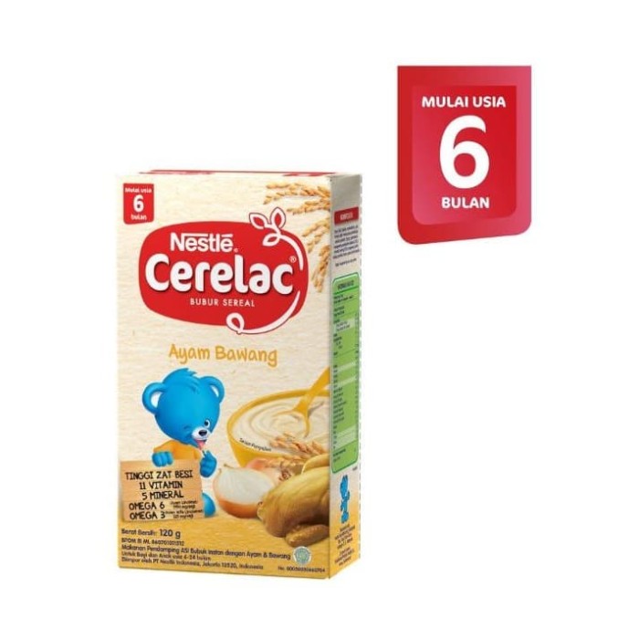 Jual Nestle Bubur Bayi 6 Bulan Cerelac Ayam Bawang 120 Gram Kota Malang Kyan Mart Tokopedia