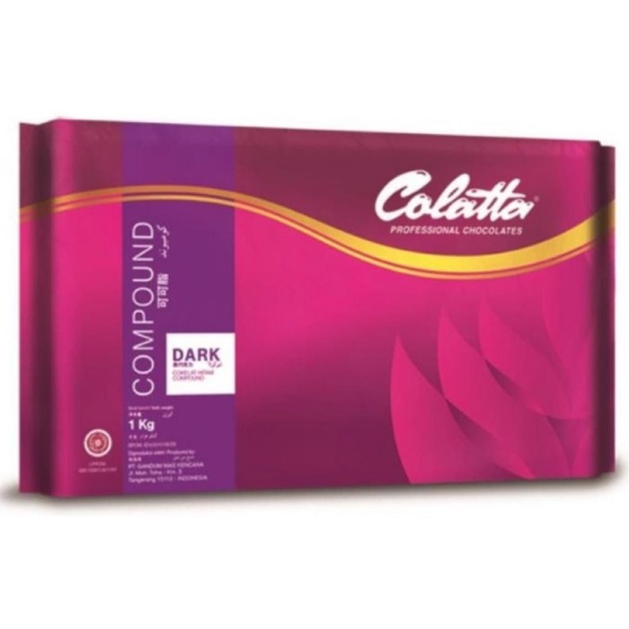 Jual Coklat Batang COLATTA Dark 1Kg Compound Chocolate ...