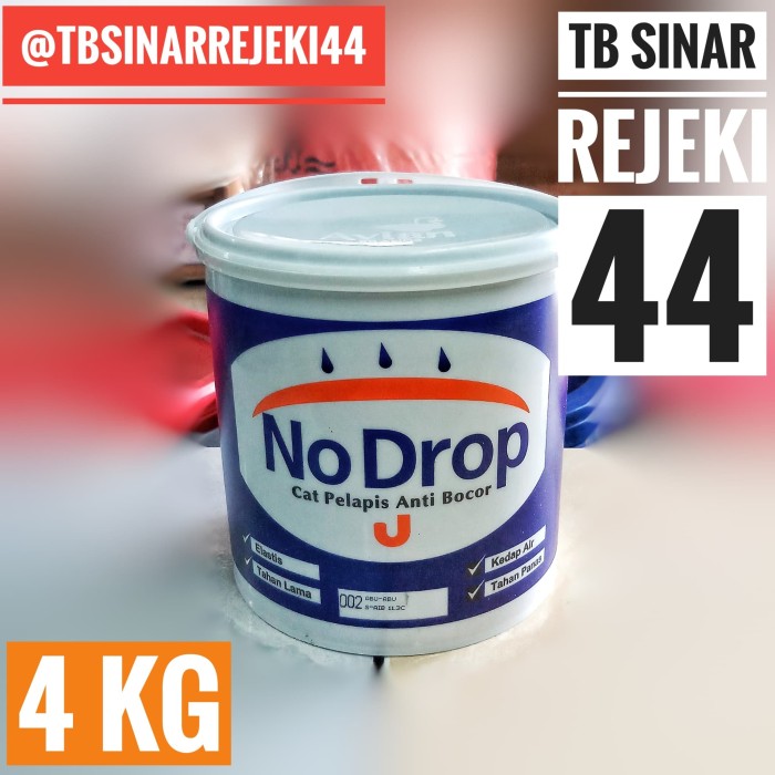 Jual NO  DROP  GALON 4KG 4 KG WARNA  CAT  PELAPIS ANTI BOCOR 