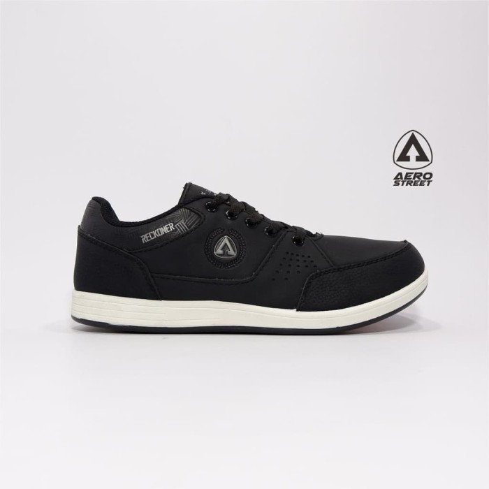 Jual Aerostreet 3742 Reckoner Hitam Putih Sepatu