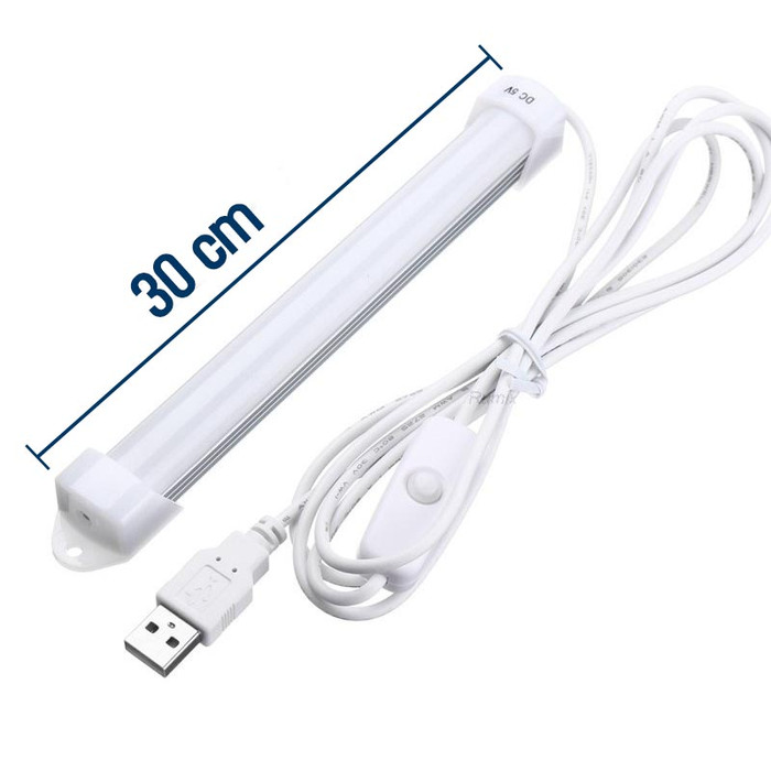 Jual Lampu Neon LED USB Belajar Kerja Rumah Komputer Cahaya Tempel