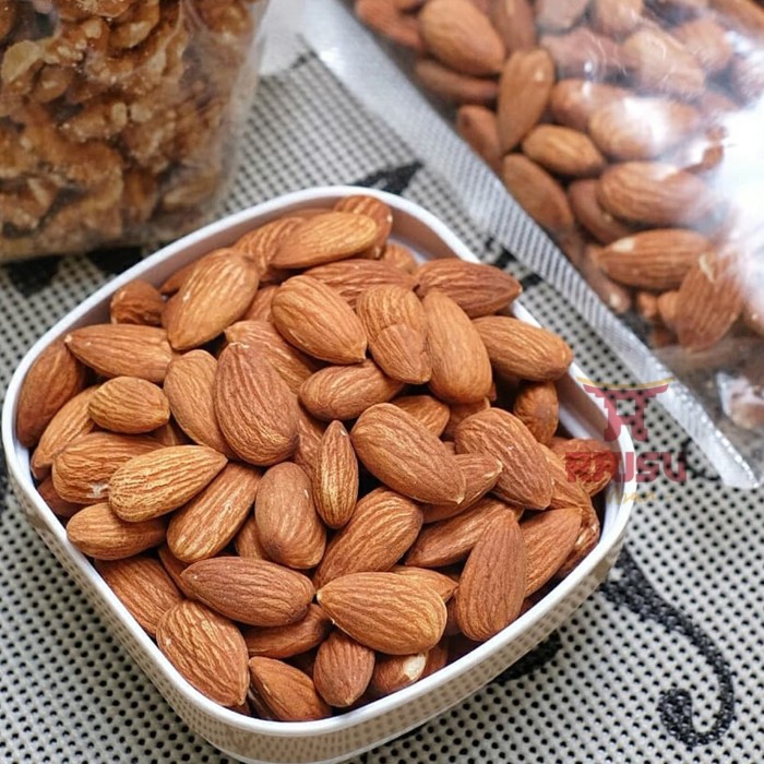 Jual KACANG ALMOND MENTAH 1 KG RAW ALMOND NATURAL (GRADE SUPER A