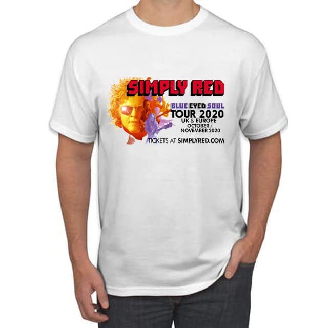 simply red t shirt