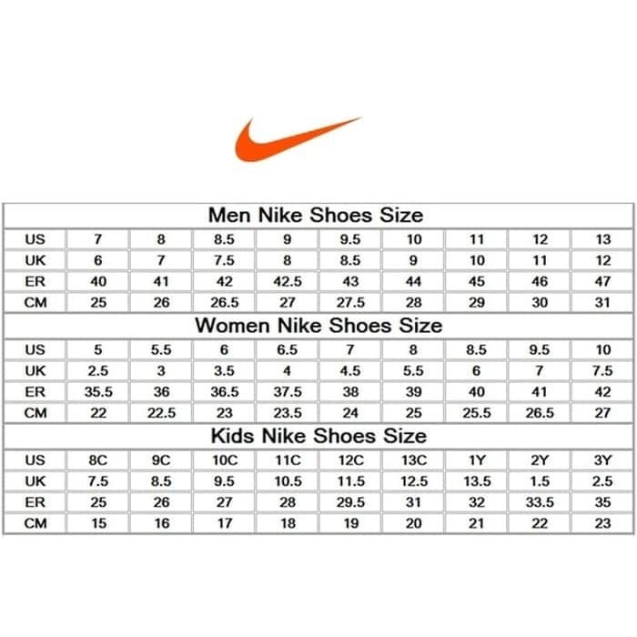 nike to adidas shoe size chart