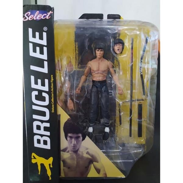 Bruce Lee Shirtless Deluxe Collector/'s Action figure 18 cm Diamond Select