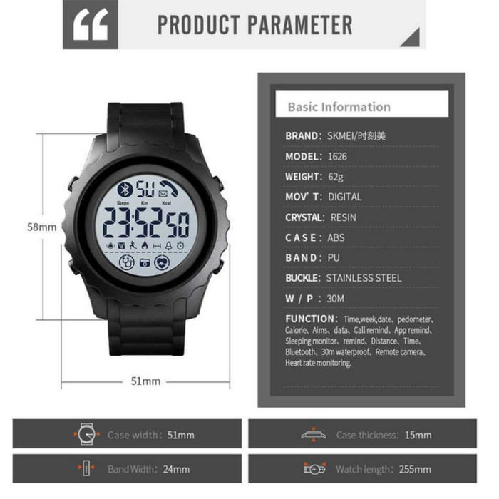 skmei 1301 manual
