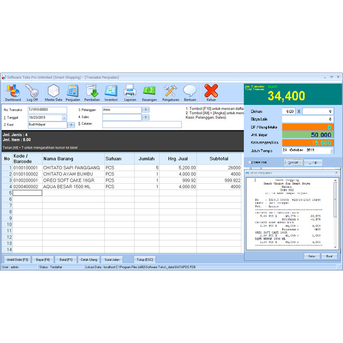 Software Toko Kasir Unlimited Full Version Gratis
