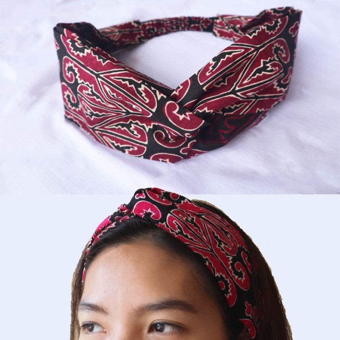 Jual Bando Bandana Kain  Motif Batik Etnik Katun 