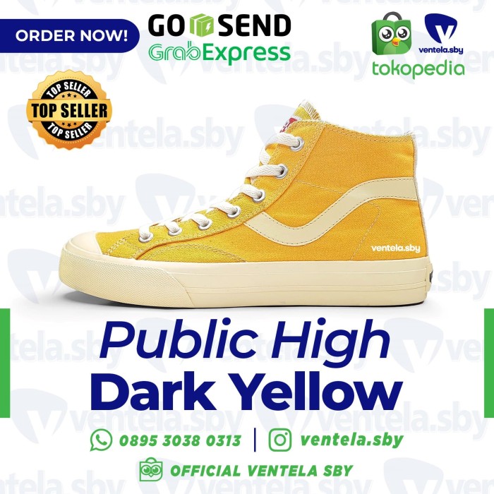 Jual Ventela  Public High Dark Yellow 38 Kota Surabaya  