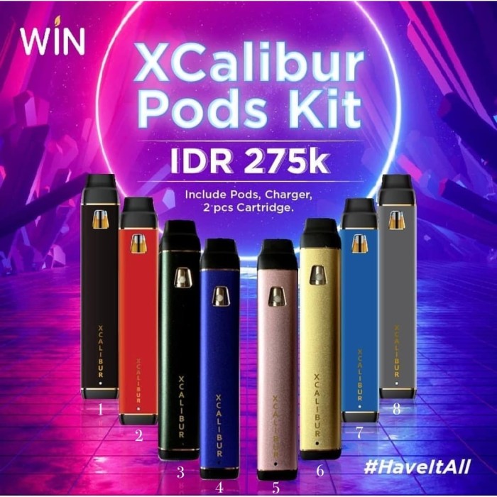 Jual Xcalibur Pod Kit by Win 100% Authentic - Excalibur