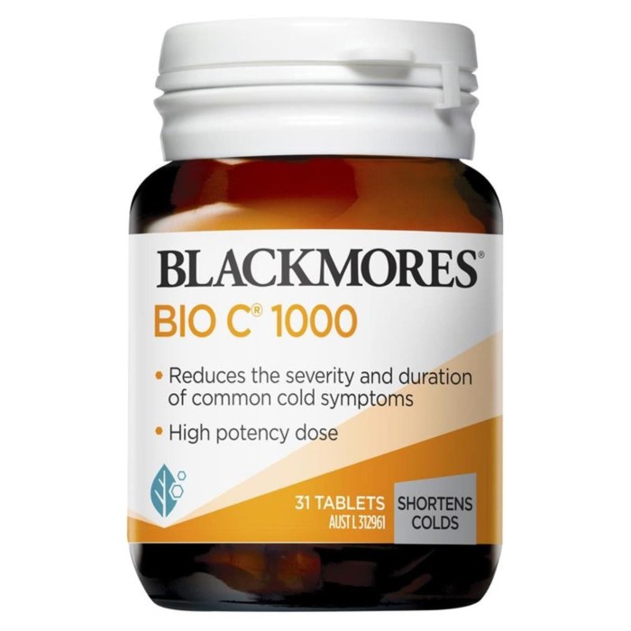 Jual Blackmores Bio C 1000mg 31 Tablets Vitamin C ...