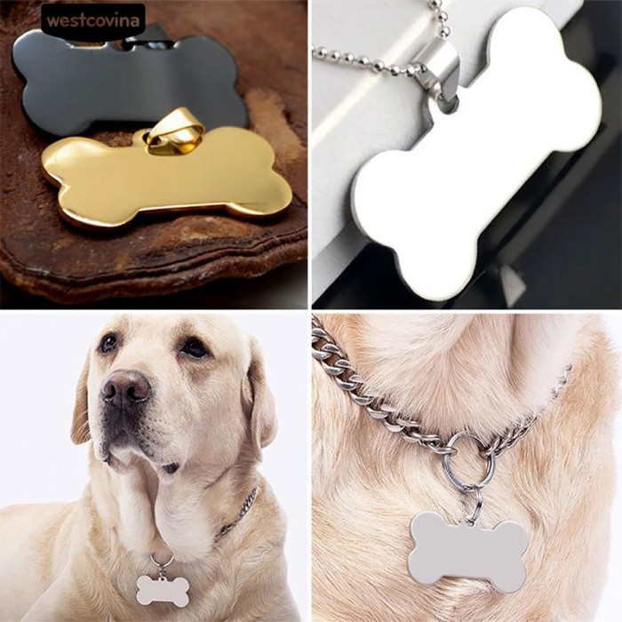 stainless steel dog id tags