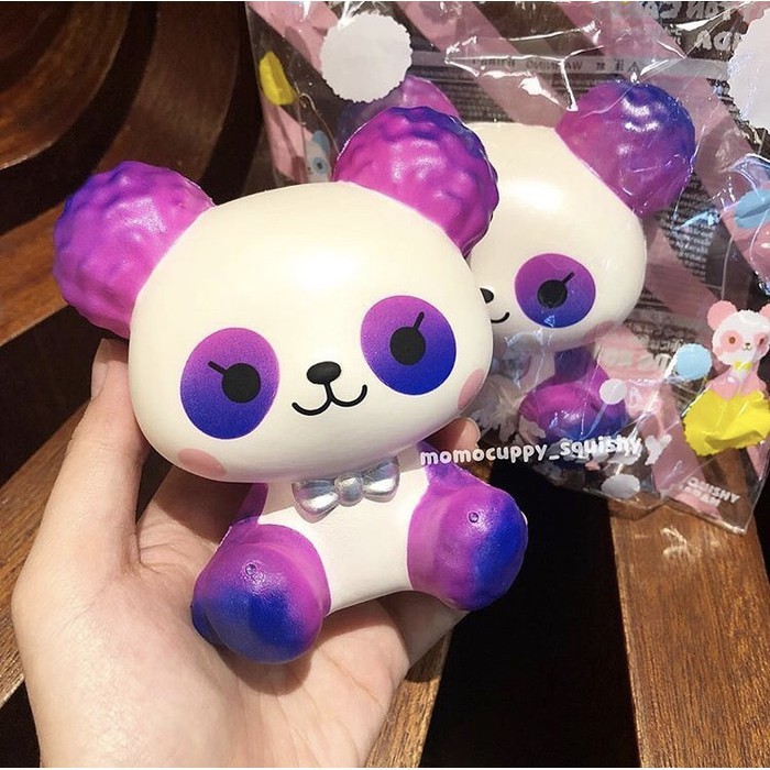 cotton candy panda squishy