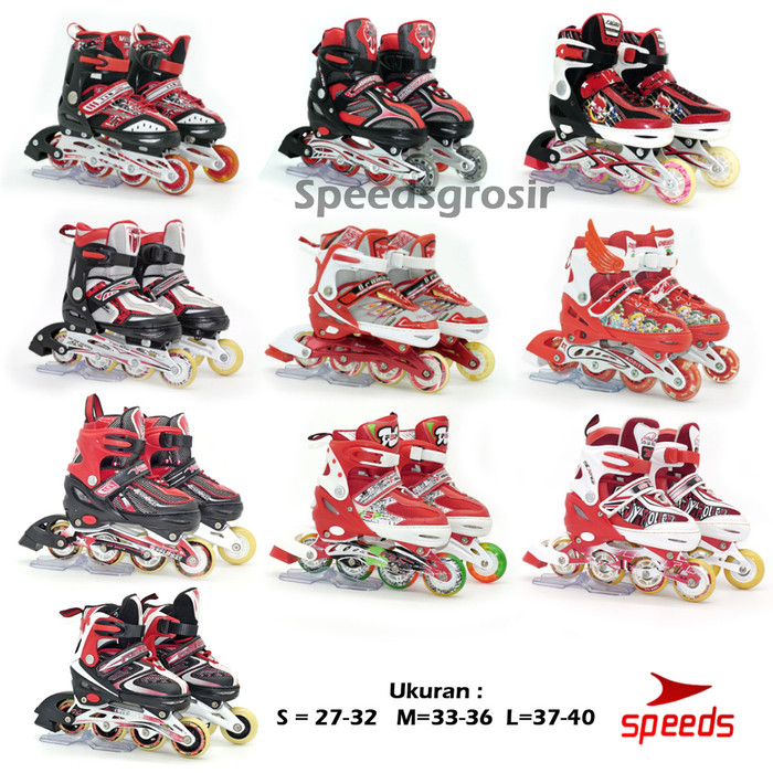 Jual Sepatu  Roda  Anak  dan Dewasa Inline Skate Full Karet 
