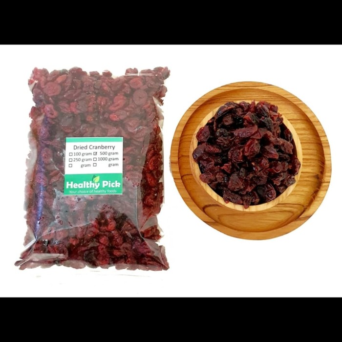 Jual Dried Cranberries Unsweetened 500gr Jakarta Pusat Fave Store