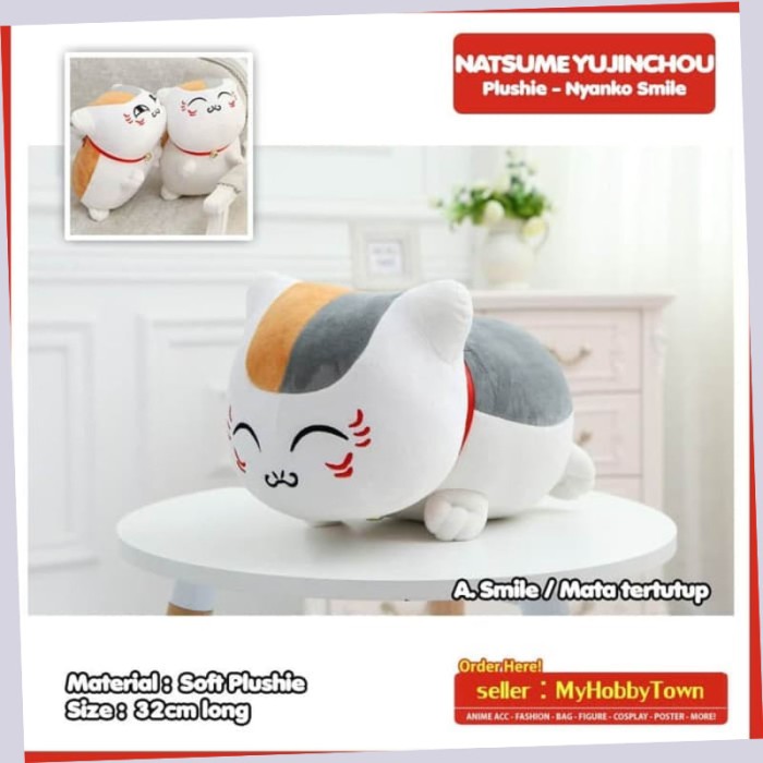 Wallpaper Jual Boneka Imut Anime Karakter Natsume Yuujinchou Nyanko Sensei Free HD