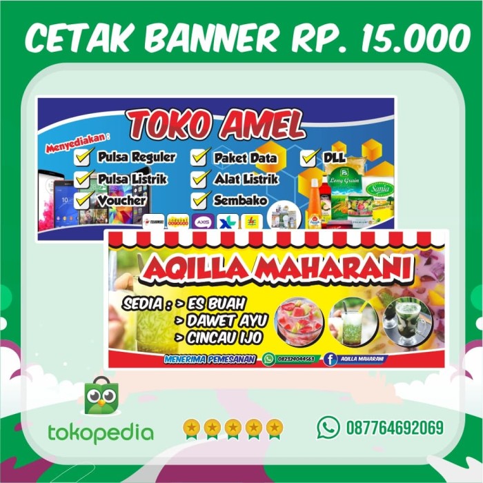 16+ Desain Spanduk Toko Background