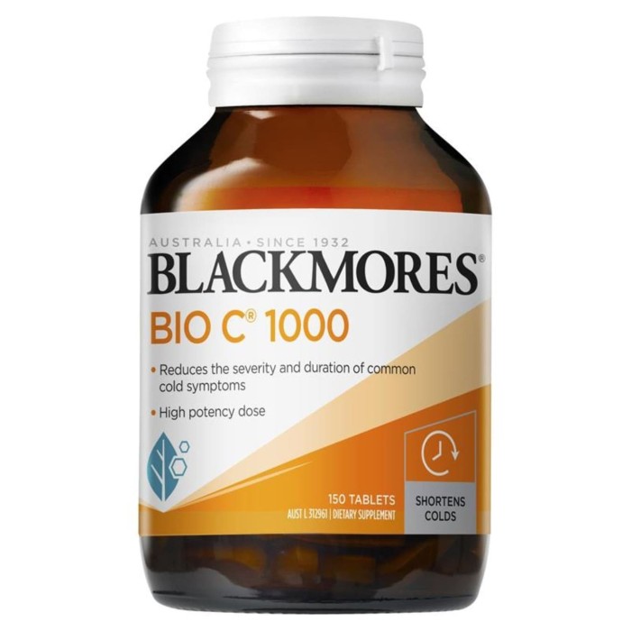 Jual Blackmores Bio C 1000mg 150 Tablets Vitamin C ...