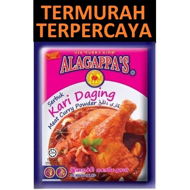 Jual Bumbu Kari India Alagappa / Alagappa's Meat Curry ...