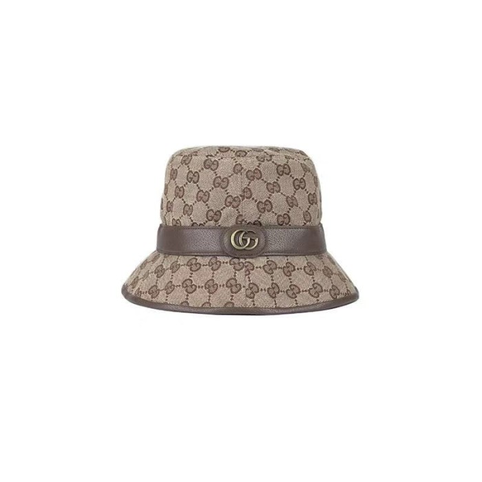 gucci gg canvas fedora