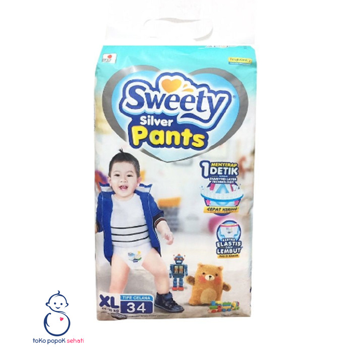 Jual SWEETY FIT PANTS SILVER XL 34 - Jakarta Barat - TOKO