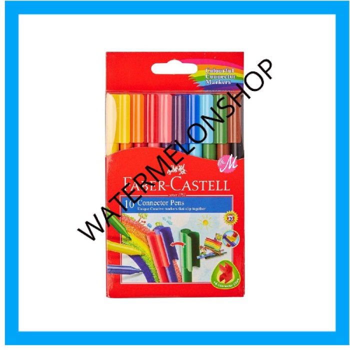 Faber Castell 10 20 30 50 60 Pieces Connector Pen Colouring Set Lazada Singapore