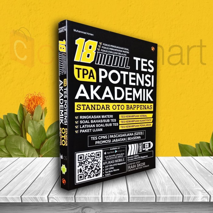 Promo 18 Modul Tes Tpa Potensi Akademik Standar Oto Bappenas Kota Depok Cerdas Media Tokopedia