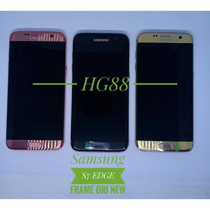 Jual LCD SAMSUNG S7 EDGE FRAME ORIGINAL NEW FULLSET