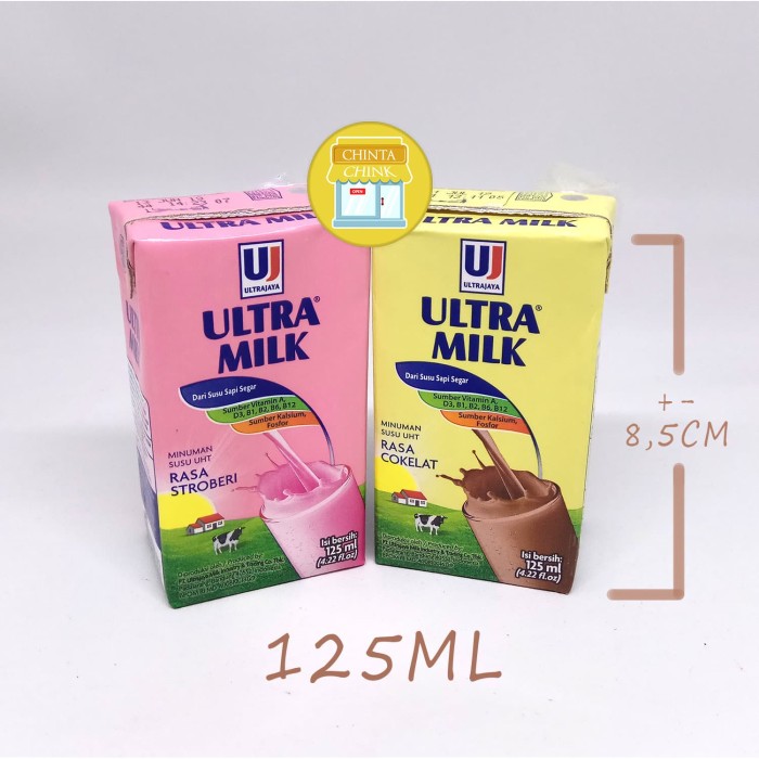 Jual Ultra Milk Susu UHT Kotak Varian Rasa 125ml - Ultra ...