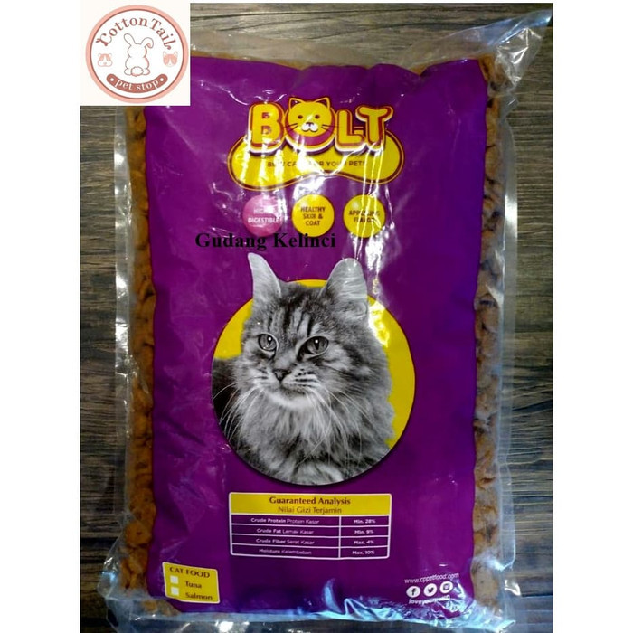 Jual Makanan Kucing Bolt Repack 1kg Murah Tuna Cat Food MURAH