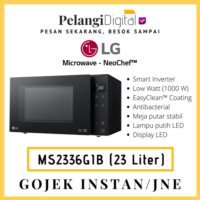 Jual LG Microwave Smart Inverter Neo Chef Low Watt Antibacteria