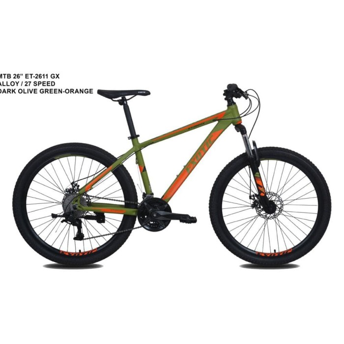 Jual Sepeda Mtb Exotic Et 2611 Gx Kota Yogyakarta Jogja Bike Tokopedia