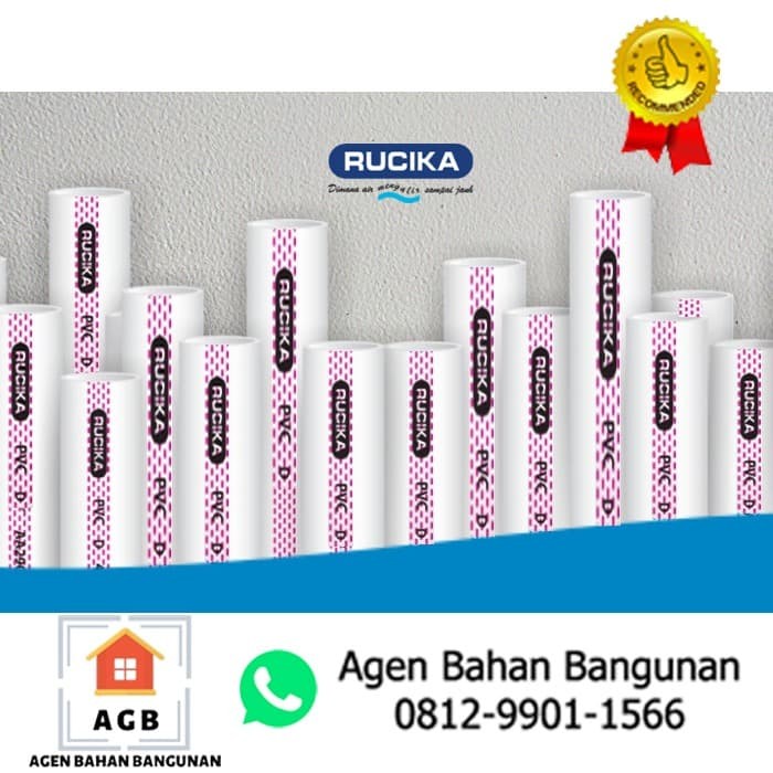 Jual Pipa PVC Rucika Wavin PVC D 1 1/2" (Grosir) - Jakarta Utara - Agen