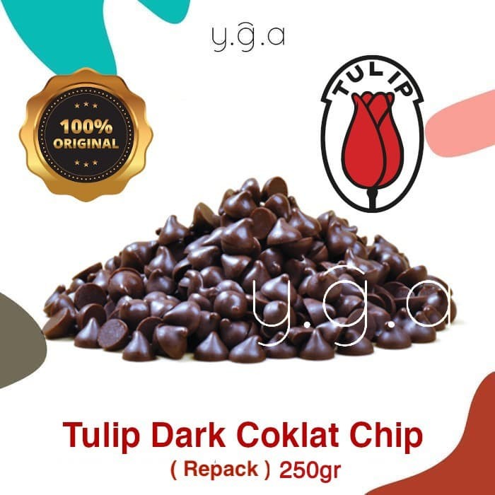 Jual Tulip Dark Coklat Chip / Cokelat Chip / Chocolate ...