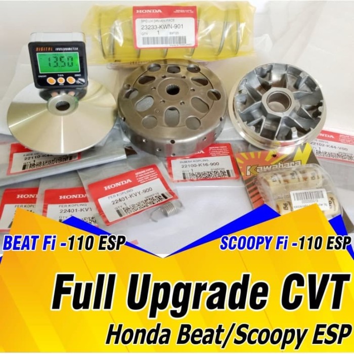 Jual Full Upgrade CVT Honda Beat Fi esp Mangkok kampas ganda per cvt ...