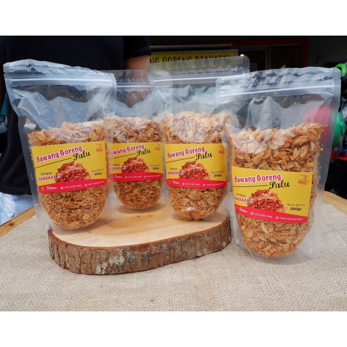 Jual BAWANG  GORENG POUCH ASLI PALU RENYAH GARING KRIUK 