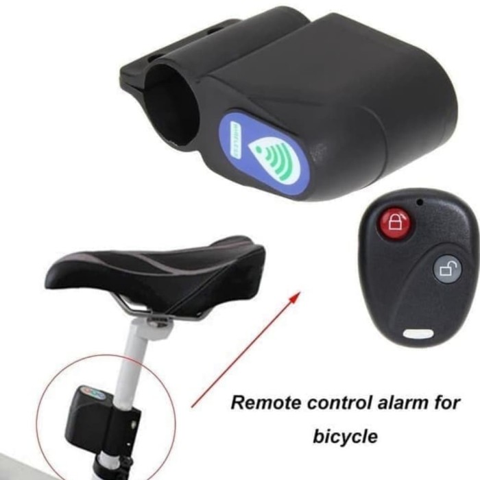 Foto Produk ALARM PENGAMAN SEPEDA PLUS REMOTE BUNYI KENCANG WATERPROFF ANTI MALIN dari toped market