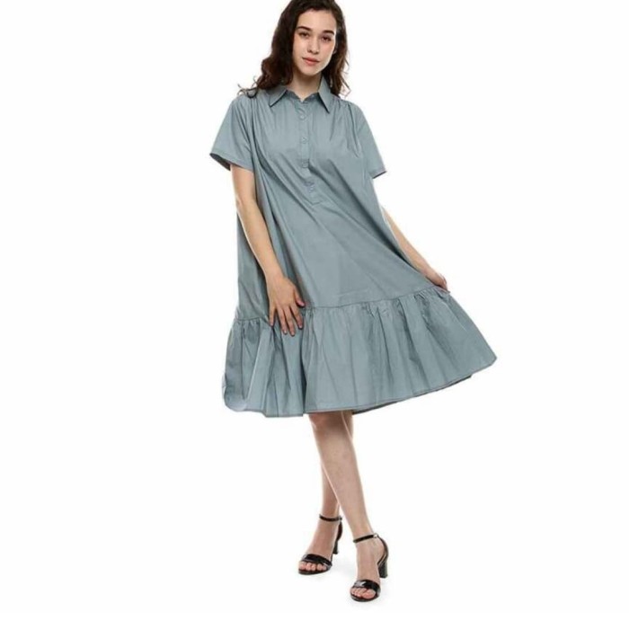 teal peplum dress