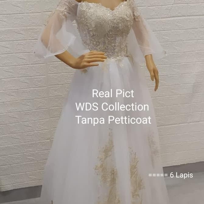 Jual Hoot Sale Gaun Baju Pengantin Wedding Dress Sale Lengan