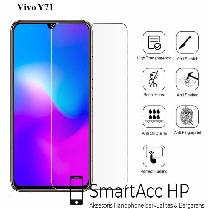 Jual TEMPERED GLASS / ANTI GORES VIVO Y71 GOOD QUALITY