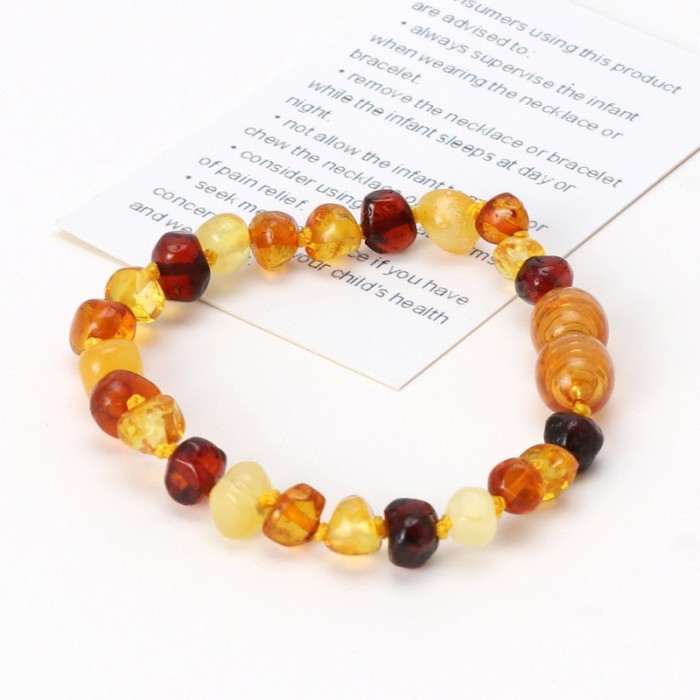 baltic amber teething bracelet