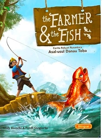 Jual buku cerita rakyat asal usul danau toba biligual the