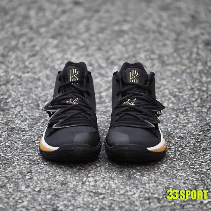 nike kyrie 5 black gold