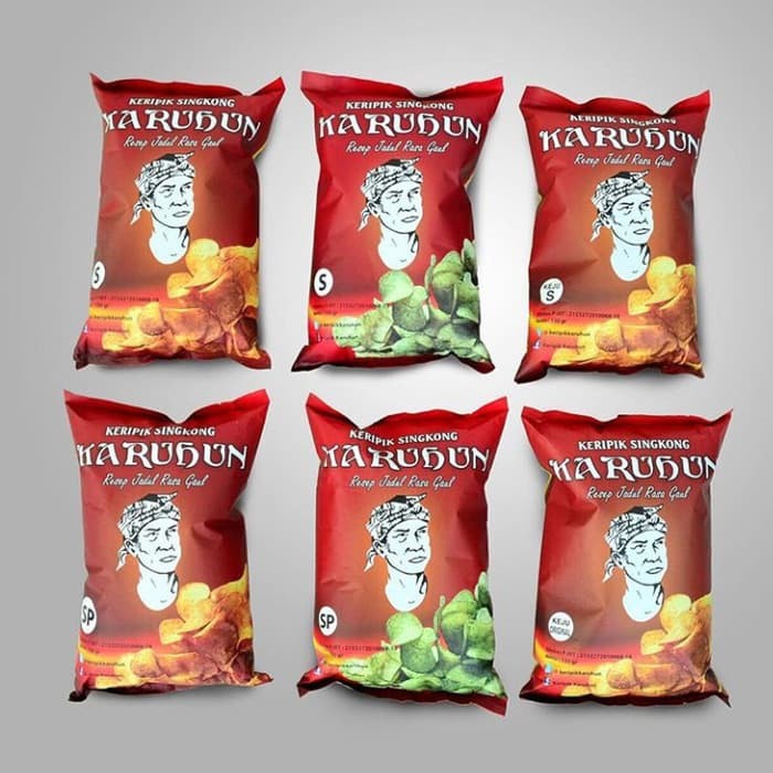 Jual KERIPIK KARUHUN SNACK CEMILAN KRIPIK SINGKONG KARUHUN ...