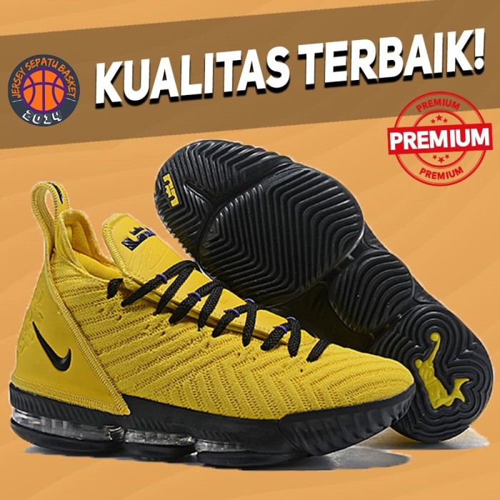 lebron 16 yellow black