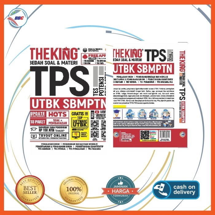 Jual THE KING BEDAH SOAL&MATERI TPS(TES POTENSI SKOLASTIK ...