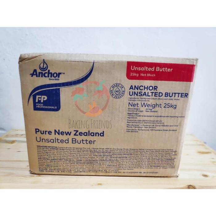 jual murah anchor butter unsalted kg jakarta barat baking