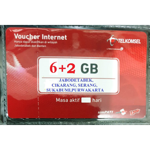 Jual Voucher data Telkomsel 6+2 GB - Kota Bogor - Nael ...