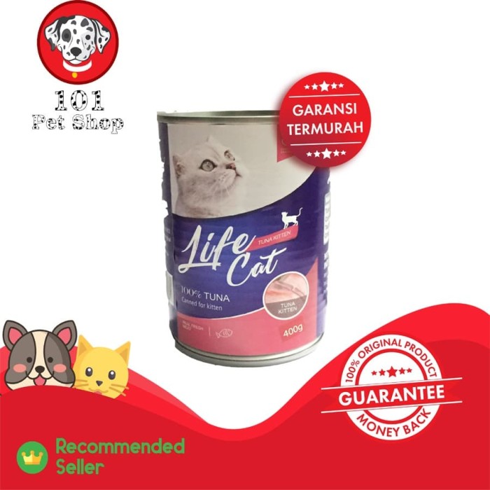 Jual Makanan kucing life cat wet food kaleng 400gr ...