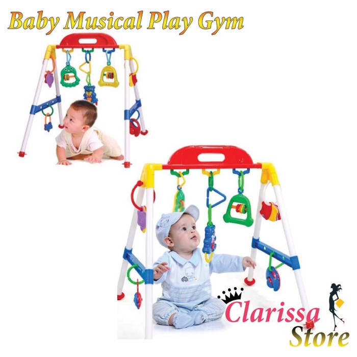 play gym musical baby activity rattle